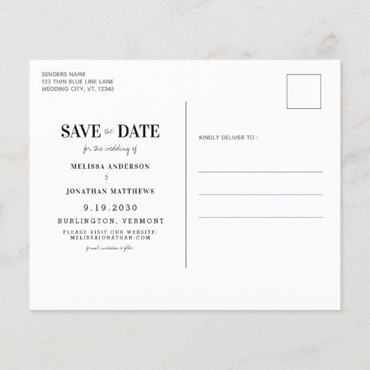 Polizeiliche Hochzeit der Polizei rettet das Datum (Rückseite)