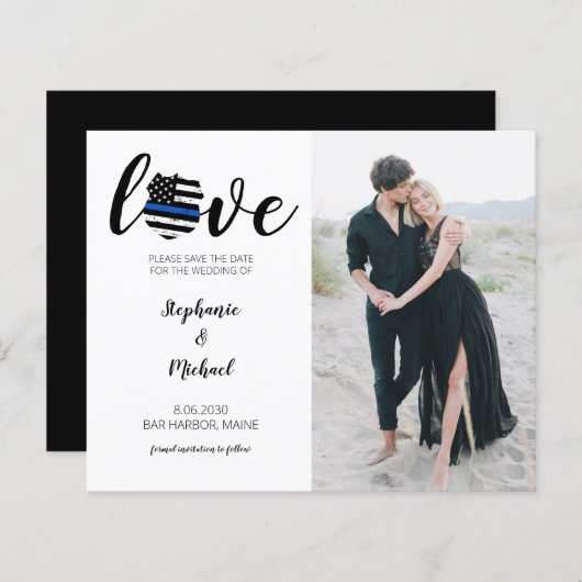 Polizeiliche Hochzeit des Fotos (Vorne/Hinten)