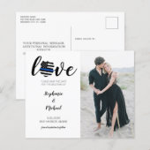 Polizeiliche Hochzeit mit Foto (Vorne/Hinten)