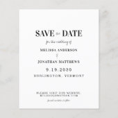 Polizeiliche Hochzeit rettet das Datum (Rückseite)