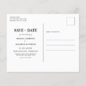 Polizeiliche Hochzeitspolizei - Foto Save the Date (Rückseite)