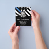 Polizeiliche Party Einladung für die Vollstreckung Flyer (Gruppe)