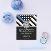 Polizeiliche Party Einladung für die Vollstreckung Flyer (Einzeln)