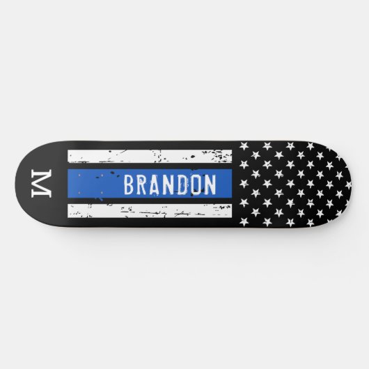 Polizeiliche Personalisierte Strafverfolgung dünne Skateboard (Horizontal)