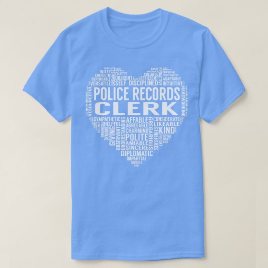 Polizeiliche Platten T-Shirt (Design vorne)