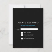 Polizeiliche Reaktion auf die UAWG der amerikanisc RSVP Karte (Rückseite)