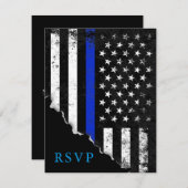 Polizeiliche Reaktion auf die UAWG der amerikanisc RSVP Karte (Vorne/Hinten)