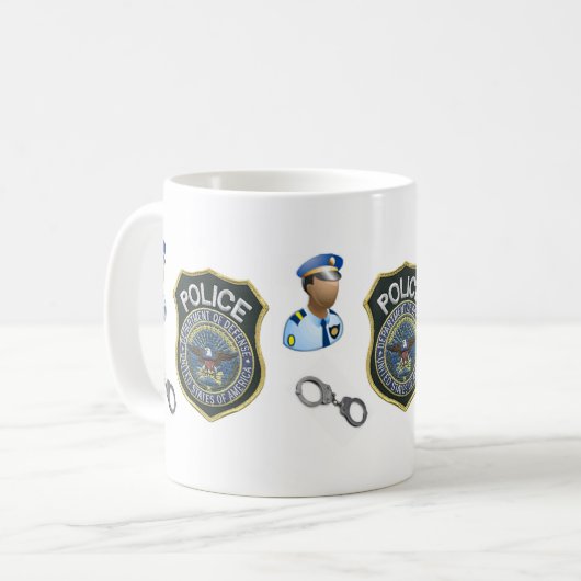 Polizeiliche Tasse (Vorderseite Links)