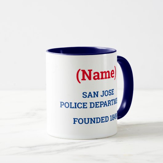 Polizeiliche Tasse San Jose (VorderseiteRechts)
