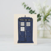 Polizeiliche Telefonzelle Postkarte (Stehend Vorderseite)