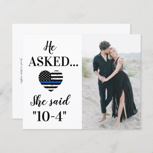 Polizeiliche Vollstreckung der Hochzeit - Foto Sav (Vorne/Hinten)