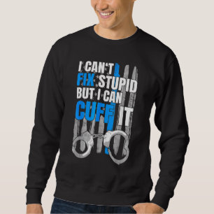 Polizeiliche Vollstreckung von Polizist-Handschell Sweatshirt