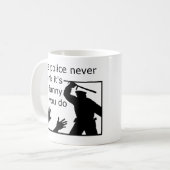 Polizeiliche Wahrnehmung von Spaß Funny Mug Kaffeetasse (Vorderseite Links)
