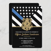 Polizeilicher Beauftragter für die Vollstreckung d Einladung (Vorne/Hinten)