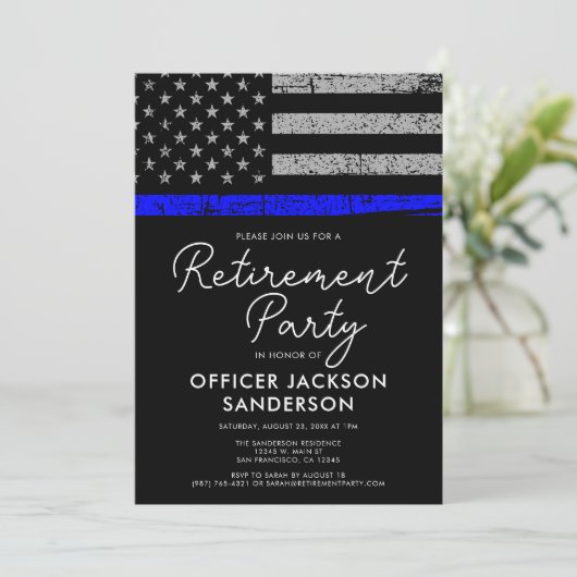 Polizeilicher Beauftragter für die Vollstreckung v Einladung (Stehend Vorderseite)