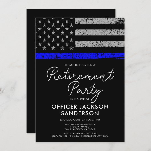 Polizeilicher Beauftragter für die Vollstreckung v Einladung (Vorne/Hinten)