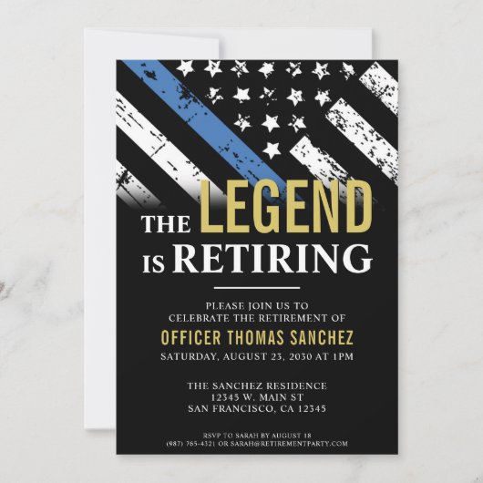 Polizeilicher Beauftragter für die Vollstreckung v Einladung (Vorderseite)