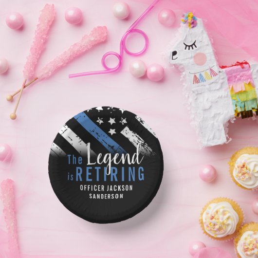 Polizeilicher Beauftragter für die Vollstreckung v Pappteller (Party)