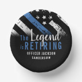 Polizeilicher Beauftragter für die Vollstreckung v Pappteller (Vorderseite)