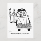 Polizeilicher Cartoon 4821 Postkarte (Vorderseite)