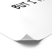 Polizeilicher Cartoon 6202 Poster (Ecke)