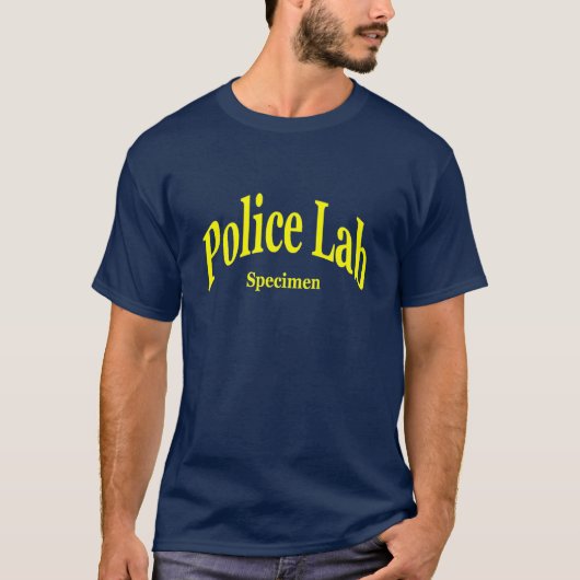 Polizeilicher Labrador T-Shirt (Vorderseite)