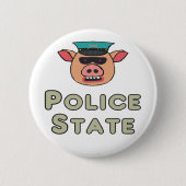 Polizeilicher Staat Button (Vorderseite)