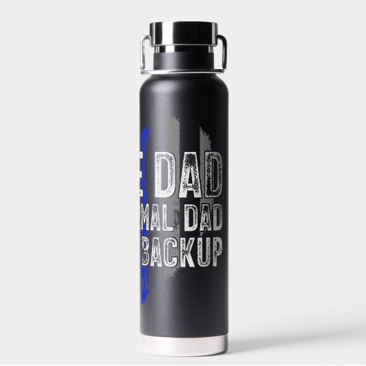 Polizeilicher Vater Trinkflasche (Rückseite)