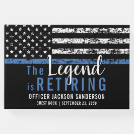 Polizeilicher Vollzugsbeamter Party für Altersvers Gästebuch