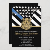 Polizeilicher Vollzugsbeamter - Zurückweisung Einladung (Vorne/Hinten)