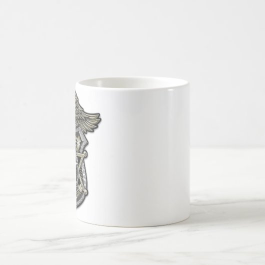 Polizeiliches Abzeichen Kaffeetasse (Mittel)