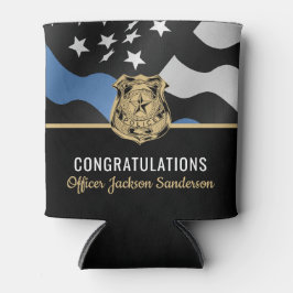 Polizeiliches Party "Blue Line Law Enforcement Ren Dosenkühler