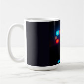 Polizeilichter – Blinkende Notfall-Nacht-Design Kaffeetasse (Links)