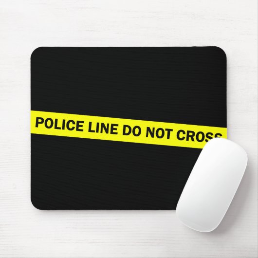 Polizeilinie kreuzen nicht mousepad (Mit Mouse)