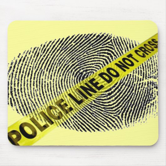 Polizeilinie mousepad (Vorne)