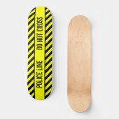 Polizeilinie nicht überqueren skateboard (Vorderseite)