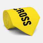 Polizeilinie überqueren kein Funny Barricade Gag G Krawatte (Gerollt)