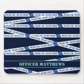 Polizeilinie überqueren nicht Kriminalitätsstreife Mousepad (Vorne)