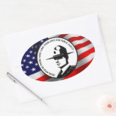 POLIZEIMEMORIE OVALER AUFKLEBER (Umschlag)