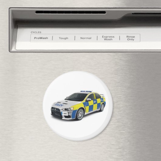 Polizeimitsubishi lancer evo magnet (In Situ (Geschirrspüler))