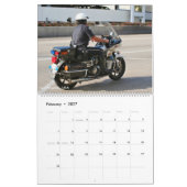 Polizeimotorräder 2027 Kalender (Feb 2027)