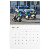 Polizeimotorräder 2027 Kalender (Mär 2027)