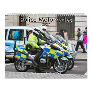 Polizeimotorräder 2027 Kalender