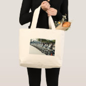 Polizeimotorräder Jumbo Stoffbeutel (Vorderseite (Produkt))