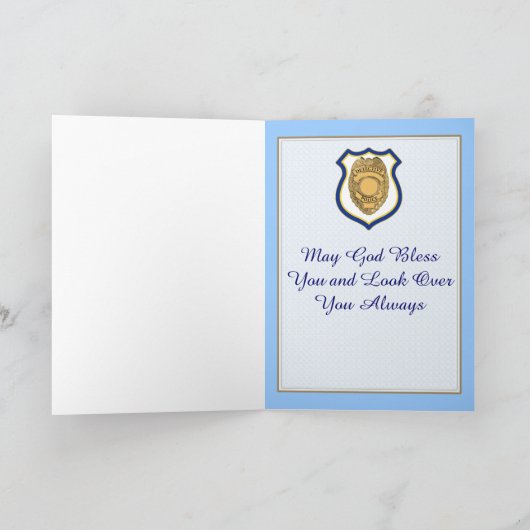 Polizeinachweis Karte (Innenseite)