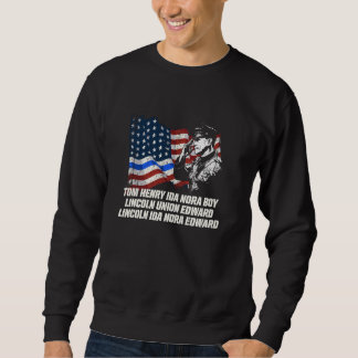 Polizeiphonetische Polizei für Alphabet-Recht Sweatshirt