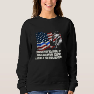 Polizeiphonetische Polizei für Alphabet-Recht Sweatshirt