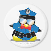 Polizeipinguin Magnet (Vorne)