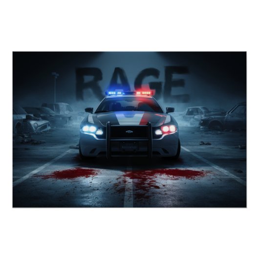 Polizeiposter Rage 04 Poster (Vorderseite)