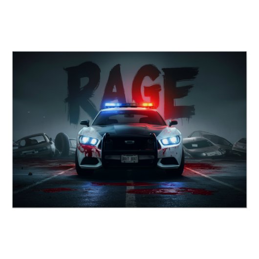 Polizeiposter Rage 07 Poster (Vorderseite)